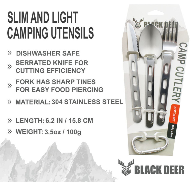 ست قاشق چنگال بلک دیر / Black Deer – مدل استیل